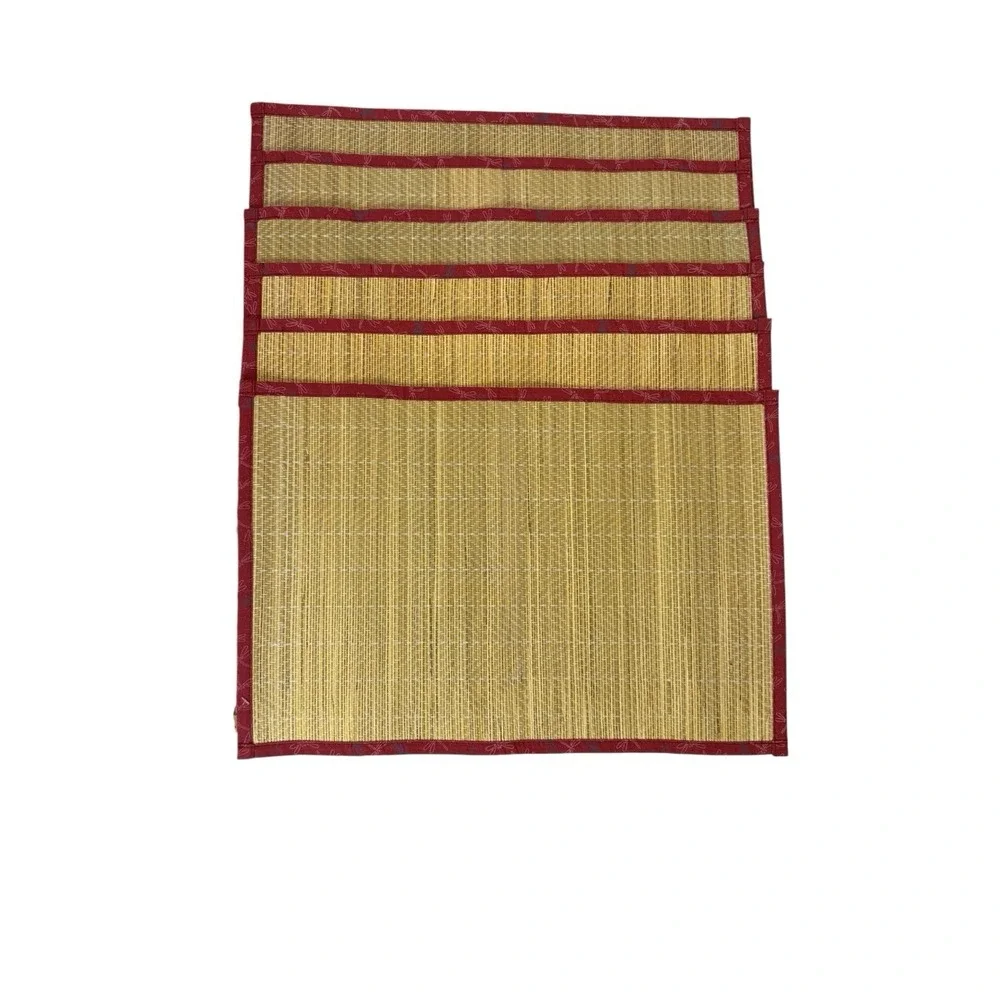 Domay Tonga Napperon Artismal Straw Placemats Set of 6